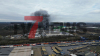 massive Rauchwolke über Herten - Lagerhalle in Vollbrand - Bevölkerungswarnung per NINA - Großeinsatz für Feuerwehren - ein Feuerwehrmann kommt ins Krankenhaus - Feuerwehrdrohne im Einsatz: 