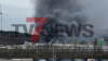 massive Rauchwolke über Herten - Lagerhalle in Vollbrand - Bevölkerungswarnung per NINA - Großeinsatz für Feuerwehren - ein Feuerwehrmann kommt ins Krankenhaus - Feuerwehrdrohne im Einsatz: 