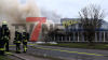 massive Rauchwolke über Herten - Lagerhalle in Vollbrand - Bevölkerungswarnung per NINA - Großeinsatz für Feuerwehren - ein Feuerwehrmann kommt ins Krankenhaus - Feuerwehrdrohne im Einsatz: 