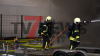 massive Rauchwolke über Herten - Lagerhalle in Vollbrand - Bevölkerungswarnung per NINA - Großeinsatz für Feuerwehren - ein Feuerwehrmann kommt ins Krankenhaus - Feuerwehrdrohne im Einsatz: 