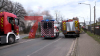 massive Rauchwolke über Herten - Lagerhalle in Vollbrand - Bevölkerungswarnung per NINA - Großeinsatz für Feuerwehren - ein Feuerwehrmann kommt ins Krankenhaus - Feuerwehrdrohne im Einsatz: 