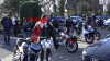 Auftakt zur Motorradsaison - Sonnenschein über dem Münsterland - Biker genießen das Wetter - Münsterland ist beliebt bei Bikern - Gemeinschaftsgefühl lebt wieder auf: 