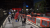 auch Hamburg ist von GDL Streik betroffen - Sicherheitspersonal am Flughafen streikt ebenfalls - reges Treiben an den Bahnsteigen - jeder versucht noch pünktlich anzukommen, bevor der Streik beginnt: 