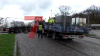 Motorradstaffel im Einsatz - Abstands- und Ladungssicherungskontrollen - LKW werden gründlich kontrolliert - Polizei, Zoll und Amt für Arbeitsschutz an Kontrolle beteiligt: 