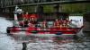 Gummipuppe wird geborgen (on Tape) - Großaufgebot an Rettungskräften - Feuerwehr spricht vom verspäteten Aprilscherz: 