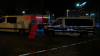 Polizeibeamte wollen Auseinandersetzung schlichten - durch Bedrohungslage kommt es zum Einsatz der Dienstwaffe - Spurensuche und Spurensicherung durch Kriminalpolizei - eine Person wurde verletzt: 