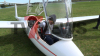 Flugschüler Christian Stallkamp nutzt das sonnige Wetter für einen ausgiebigen Flug über Bramsche - Wetterbedingungen sind ideal für Segelflieger: 