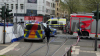 Schockierende Bilder für Augenzeugen - Radfahrerin verliert bei Unfall das Leben - Rettungskräfte haben keine Chance mehr - Polizei baut Sichtschutzzaun auf - Verkehrsunfallteam der Polizei hat Ermittlungen aufgenommen: 