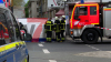 Schockierende Bilder für Augenzeugen - Radfahrerin verliert bei Unfall das Leben - Rettungskräfte haben keine Chance mehr - Polizei baut Sichtschutzzaun auf - Verkehrsunfallteam der Polizei hat Ermittlungen aufgenommen: 
