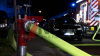 Rauch schlägt aus Fenstern im ersten Obergeschoss - eine Person wurde bei dem Brand verletzt - Feuerwehr konnte weitere Ausbreitung verhindern : 