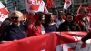 Gewerkschaft fordert bessere Bedingungen für Arbeitnehmer - knapp 6000 Demonstrationsteilnehmer - Gewerkschaften sind solidarisch, offen und bunt - Demonstration bleibt friedlich - Erster Bürgermeister der Stadt Hamburg im O-Ton: 