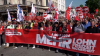 Gewerkschaft fordert bessere Bedingungen für Arbeitnehmer - knapp 6000 Demonstrationsteilnehmer - Gewerkschaften sind solidarisch, offen und bunt - Demonstration bleibt friedlich - Erster Bürgermeister der Stadt Hamburg im O-Ton: 