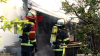 Feuer hinterlässt hohen Sachschaden - Brandursache unklar - Einsatzort schwer zu erreichen : 