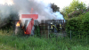 Feuer hinterlässt hohen Sachschaden - Brandursache unklar - Einsatzort schwer zu erreichen : 