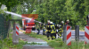 Rauchwolke kilometerweit sichtbar - Explosion wohl im Trocknungswerk - eine Person mit schweren Brandverletzungen - Rettungshubschrauber im Einsatz - Anwohner werden gebeten, den Bereich weiträumig zu meiden und Anweisungen der Einsatzkräfte zu folgen: Wir sind vor Ort!