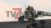 NINA warnt vor starkem Gewitter - Feuerwehr kontrolliert Dach mittels Drehleiter - verletzt wurde glücklicherweise niemand - lauter Knall soll zu hören gewesen sein: 