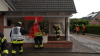 NINA warnt vor starkem Gewitter - Feuerwehr kontrolliert Dach mittels Drehleiter - verletzt wurde glücklicherweise niemand - lauter Knall soll zu hören gewesen sein: 