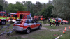 Polizeihubschrauber unterstützt bei der Suche aus der Luft - Feuerwehrtaucher aus Rheine im Einsatz - Person bleibt vermisst - Notfallseelsorge betreut Angehörige vor Ort - Drohne unterstützt die Suche - Bürgermeister mit Appell an Bürger - Gefahren des Sees werden oft unterschätzt: 