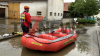 weiterhin extrem ergiebiger Dauerregen - Niederschlagsmengen von 30-60 l/qm werden erwartet - Feuerwehr ebenfalls vom Hochwasser betroffen - Große Gefahr für Leib und Leben durch massive Überflutungen - Katastrophenfall ausgerufen - vermisste 43-jährige tot geborgen: Exklusive Mitfahrt auf Radlader bei Evakuierung und Rettung!