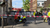 Mann verstirbt noch an der Unfallstelle - Unfallausnahme dauert an - Bereich vollständig abgesperrt - Unfallaufnahmeteam der Polizei vor Ort: 