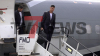 Ronaldo verlässt Flieger (on Tape) - berühmtester Fußballspieler landet am beschaulichen FMO - Tausende Fans in Trikots - Fans sind in freudiger Erwartung für den Beginn der EM 2024: 