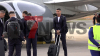Ronaldo verlässt Flieger (on Tape) - berühmtester Fußballspieler landet am beschaulichen FMO - Tausende Fans in Trikots - Fans sind in freudiger Erwartung für den Beginn der EM 2024: 