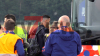 Ronaldo verlässt Flieger (on Tape) - berühmtester Fußballspieler landet am beschaulichen FMO - Tausende Fans in Trikots - Fans sind in freudiger Erwartung für den Beginn der EM 2024: 