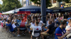 Polizei rüstet auf - Englandfans belagern Kölner Innenstadt - Polizei in vollständiger Schutzausrüstung: 