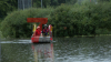 Straßen stehen unter Wasser, Autos bleiben in den Wassermassen stecken - Autofahrer mussten von ihren Fahrzeugen wegschwimmen - exklusive Mitfahrt auf Rettungsboot - Versicherungsmarkler im O-Ton - 3/4 der Unterführungen stehen unter Wasser - Feuerwehr mit Rettungsboot im Einsatz - dutzende Keller überflutet: 