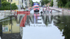 Straßen stehen unter Wasser, Autos bleiben in den Wassermassen stecken - Autofahrer mussten von ihren Fahrzeugen wegschwimmen - exklusive Mitfahrt auf Rettungsboot - Versicherungsmarkler im O-Ton - 3/4 der Unterführungen stehen unter Wasser - Feuerwehr mit Rettungsboot im Einsatz - dutzende Keller überflutet: 