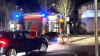 Baum kracht auf Auto und in Vorgarten eines Wohnhauses - weiterer Baum blockiert Hauptstraße vollständig - Deutscher Wetterdienst warnt vor Sturmböen mit bis zu 95 km/h - Feuerwehr warnt davor, Wälder zu meiden - Feuerwehr sägt umgestürzten Baum mit Kettensäge auseinander - glücklicherweise wurde niemand verletzt: 