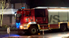 Baum kracht auf Auto und in Vorgarten eines Wohnhauses - weiterer Baum blockiert Hauptstraße vollständig - Deutscher Wetterdienst warnt vor Sturmböen mit bis zu 95 km/h - Feuerwehr warnt davor, Wälder zu meiden - Feuerwehr sägt umgestürzten Baum mit Kettensäge auseinander - glücklicherweise wurde niemand verletzt: 