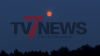 Rauch aus Kanada färbt Vollmond - Naturphänomen über NRW - blutroter Mond sichtbar - ein Signal aus Übersee: 