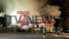 Zweiter Weihnachtsfeiertag endet in Tragödie - meterhohe Flammen schlagen überall aus dem Haus - große Rauchwolke zieht in den Nachthimmel - Großaufgebot an Rettungskräften - Wohnhaus unbewohnbar - hoher Sachschaden - Brandursache unklar: Wohnhausbrand Dortmund-Brechten – Großaufgebot der Feuerwehr, schwierige Löscharbeiten bei Minusgraden