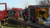 LKW bleibt nach Reifenpanne auf dem Seitenstreifen liegen, weiterer LKW krachte in stehenden LKW und geht in Flammen auf - Fahrer steigt Sekunden vorher aus seinem LKW und danach steht der LKW in Vollbrand: LKW Fahrer werden beide nur leichtverletzt. Vollsperrung voraussichtlich bis zum Nachmittag!
