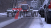 Neuschnee bremst Verkehr in Osnabrück aus - drei bis vier Zentimeter Neuschnee - Winterdienst nur eingeschränkt im Einsatz - Verkehr fließt zähflüssig: 