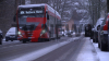 Neuschnee bremst Verkehr in Osnabrück aus - drei bis vier Zentimeter Neuschnee - Winterdienst nur eingeschränkt im Einsatz - Verkehr fließt zähflüssig: 