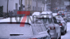 Neuschnee bremst Verkehr in Osnabrück aus - drei bis vier Zentimeter Neuschnee - Winterdienst nur eingeschränkt im Einsatz - Verkehr fließt zähflüssig: 