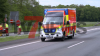 Crash auf der A1 - Rettungshubschrauber landet auf Autobahn - mehrere Personen werden verletzt - Autobahn anderthalb Stunden voll gesperrt - Pkw stark deformiert: 