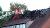 Schwarze Rauchsäule über Rheine - Großeinsatz für Feuerwehr - gewaltiges Feuer hält Feuerwehr in Atem - drei Drehleitern im Einsatz - über 120 Einsatzkräfte vor Ort: Das Feuer entfachte sich in der Nacht erneut