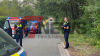 Flächenbrand breitet sich rasant aus – 1,5 Hektar Getreidefeld in Flammen - Feuer greift auf Baumfläche über - Wind entfacht schnell Großbrand, so Feuerwehr - NINA-Warnung wegen Rauch - Sichtbehinderungen durch Rauch - Luftbildaufnahmen zeigen Ausmaß des Brandes: 