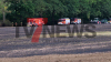 Flächenbrand breitet sich rasant aus – 1,5 Hektar Getreidefeld in Flammen - Feuer greift auf Baumfläche über - Wind entfacht schnell Großbrand, so Feuerwehr - NINA-Warnung wegen Rauch - Sichtbehinderungen durch Rauch - Luftbildaufnahmen zeigen Ausmaß des Brandes: 
