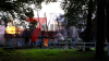 Scheune stürzt ein (ON TAPE) - Wohnhaus durch Feuer und Löschwasser unbewohnbar - 93 Kräfte kämpfen gegen Flammen - Feuerwehr setzt zwei Drehleitern zur Brandbekämpfung ein - Löschwasser wird auch aus hinter dem Haus liegendem Dortmund-Ems-Kanal bezogen: 