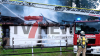 Scheune stürzt ein (ON TAPE) - Wohnhaus durch Feuer und Löschwasser unbewohnbar - 93 Kräfte kämpfen gegen Flammen - Feuerwehr setzt zwei Drehleitern zur Brandbekämpfung ein - Löschwasser wird auch aus hinter dem Haus liegendem Dortmund-Ems-Kanal bezogen: 