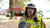 Scheune stürzt ein (ON TAPE) - Wohnhaus durch Feuer und Löschwasser unbewohnbar - 93 Kräfte kämpfen gegen Flammen - Feuerwehr setzt zwei Drehleitern zur Brandbekämpfung ein - Löschwasser wird auch aus hinter dem Haus liegendem Dortmund-Ems-Kanal bezogen: 