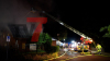 Wohnhaus in Vollbrand - rund 100 Feuerwehrkräfte im Großeinsatz - Binnen fünf Minuten in Vollbrand - Flammen erfassen Wohnhaus und Schuppen - Vollalarm für die Feuerwehr - Wohnhaus kurz nach Eintreffen der Feuerwehr in Vollbrand - Feuerwehr kämpft mit acht Rohren gegen die Flammen - Bevölkerung über NINA gewarnt: 