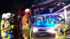 Wohnhaus in Vollbrand - rund 100 Feuerwehrkräfte im Großeinsatz - Binnen fünf Minuten in Vollbrand - Flammen erfassen Wohnhaus und Schuppen - Vollalarm für die Feuerwehr - Wohnhaus kurz nach Eintreffen der Feuerwehr in Vollbrand - Feuerwehr kämpft mit acht Rohren gegen die Flammen - Bevölkerung über NINA gewarnt: 