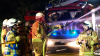 Wohnhaus in Vollbrand - rund 100 Feuerwehrkräfte im Großeinsatz - Binnen fünf Minuten in Vollbrand - Flammen erfassen Wohnhaus und Schuppen - Vollalarm für die Feuerwehr - Wohnhaus kurz nach Eintreffen der Feuerwehr in Vollbrand - Feuerwehr kämpft mit acht Rohren gegen die Flammen - Bevölkerung über NINA gewarnt: 