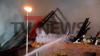 Wohnhaus in Vollbrand - rund 100 Feuerwehrkräfte im Großeinsatz - Binnen fünf Minuten in Vollbrand - Flammen erfassen Wohnhaus und Schuppen - Vollalarm für die Feuerwehr - Wohnhaus kurz nach Eintreffen der Feuerwehr in Vollbrand - Feuerwehr kämpft mit acht Rohren gegen die Flammen - Bevölkerung über NINA gewarnt: 