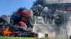 Ein Lager mit Kunststoffabfällen steht in Flammen - Die Feuerwehr kämpft mit über 200 Einsatzkräften gegen die Flammen - Brand noch nicht unter Kontrolle
: 